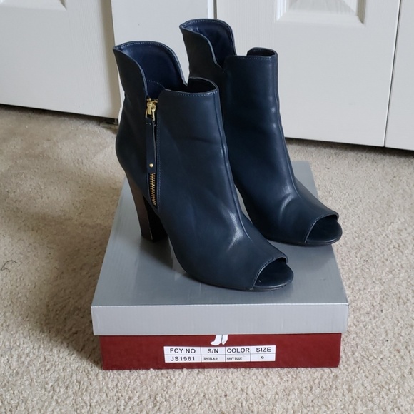 Breckelles Shoes - Breckelles Peep Toe Booties